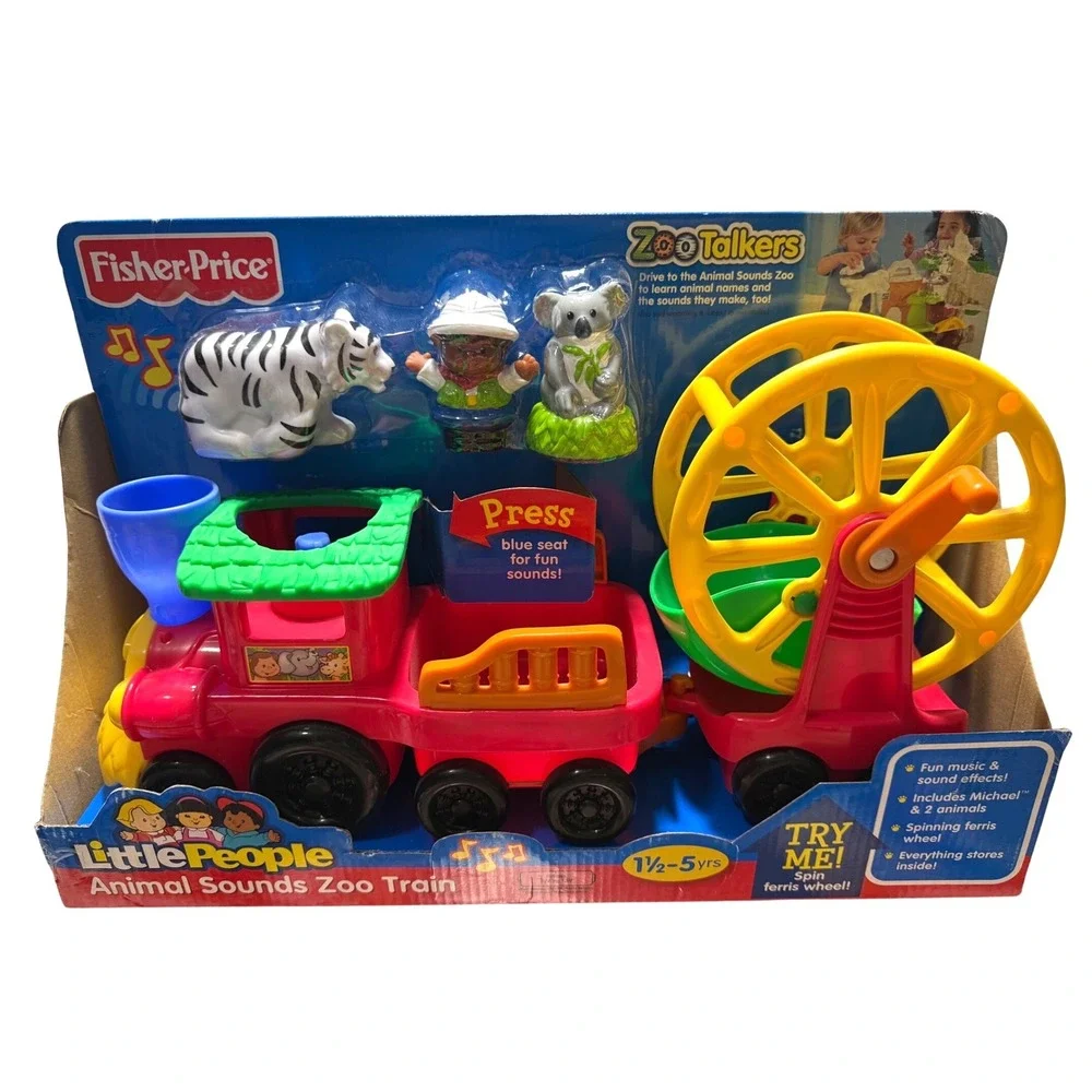Fisher-Price Little People Zoo Talkers Animal Sounds Zoo Train New NIB 2012